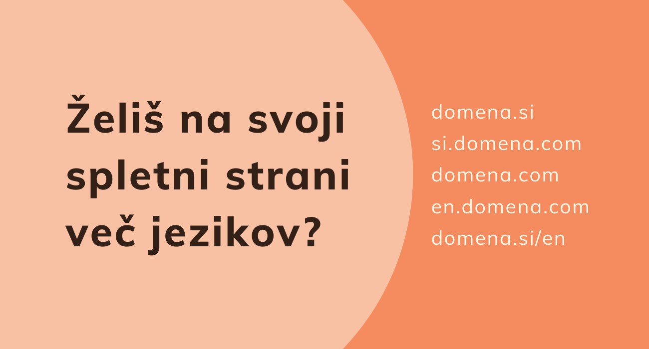 večjezična spletna stran